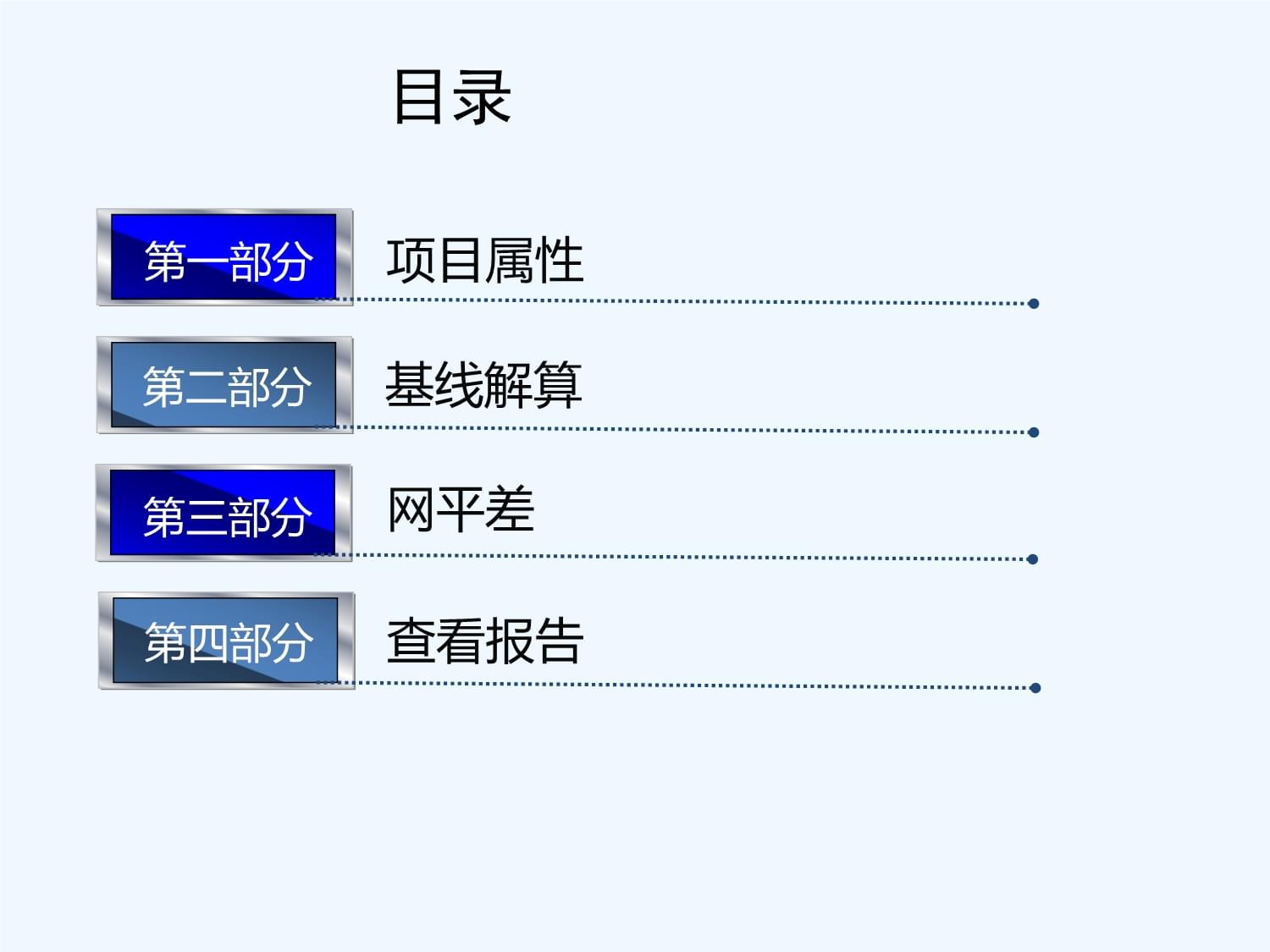 华测GPS静态平差软件教学课件