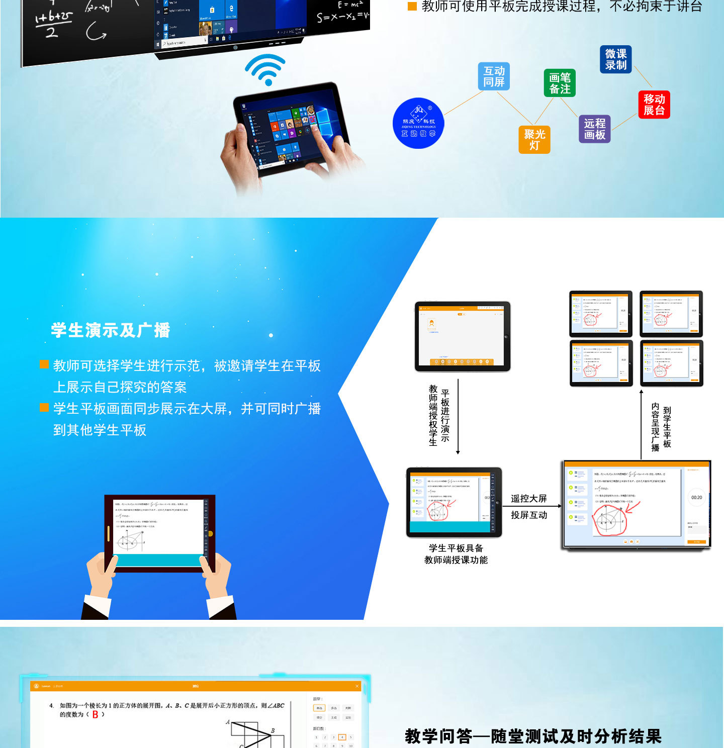 际庆 平板互动教学软件 同屏软件 多屏互动系统